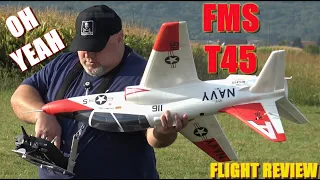 FMS T45 GOSHAWK Carrier V2 70mm 12 blade 6S EDF jet 960mm PNF Flight review