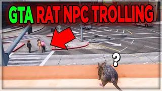 Pretending To Be a RAT NPC Planting BOMBS in GTA 5 | DonDada RP