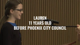 Courageous Young Girl Confronts City Council