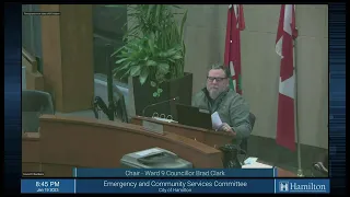 Emergency & Community Services Committee Meeting - January 19, 2023