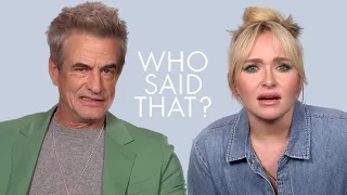 Can Hayden Panettiere & Dermot Mulroney Guess Lines From SCREAM Movies?! | Who Said That? | ELLE