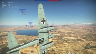 War Thunder - Ju 88 C-6 squad (ARB replay)