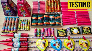 Different Types Of Fireworks Testing | दिन में पटाखे जलाएं | Unique Crackers Testing 2021 | Patakhe