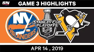 NHL Highlights | Islanders vs Penguins, Game 3 – Apr 14, 2019