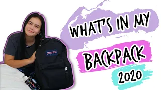 WHAT'S IN MY BACKPACK 2020 | SISTER FOREVER