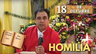 EVANGELIO DE HOY miércoles 18 de Octubre del 2023 - Padre Arturo Cornejo