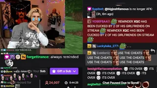 xQc immediately goes offline after read Forsen's chatters..