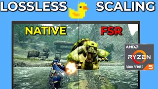 Lossless Scaling on APU! | FSR ON ANY GAME! | Ryzen 5 5500U Radeon 7 Graphics AMD 16GB DUAL CHANNEL