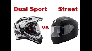 Dual sport or Street helmet - Which one is better?