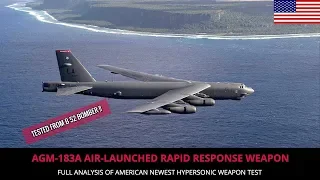 AMERICAN AGM-183A AIR-LAUNCHED RAPID RESPONSE WEAPON !