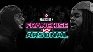 KOTD - FRANCHISE vs ARSONAL | #RapBattle (Full Battle)