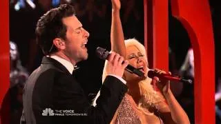 Christina Aguilera & Chris Mann - The Prayer . Live on The Voice