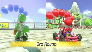 Mario Kart 8 Yoshi VS Red Yoshi