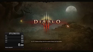 Diablo 3 Speedrun Any% NG+ Witch Doctor 53:36 WORLD RECORD