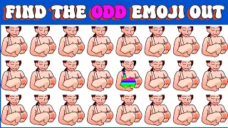 Find The ODD One Out #187 | HOW GOOD ARE YOUR EYES | Emoji Puzzle Quiz