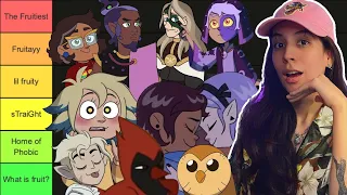 Ranking Every Owl House Character From Straightest to Gayest!