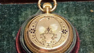 Alphonse Matile Geneva 1876, Genf, Taschenuhr, pocket watch, 18 k 750 Gold