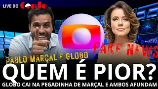 Live do Conde! Pablo Marçal e Globo: quem é pior? Emissora cai na pegadinha de empresário