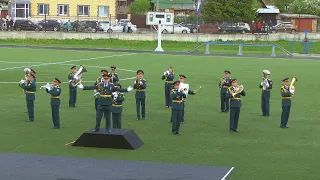 Плац-концерт оркестра Снежинского полка