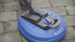 Demonstration of how to use Nilfisk power patio