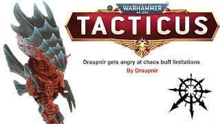 Draupnir talks about why he dislikes chaos buffers