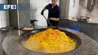 El plov, el arroz sin el que no pueden vivir los uzbekos