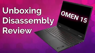 HP Omen 15 (2020) Review - Unboxing and disassembly