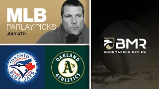 Blue Jays vs. Athletics | Free MLB Player Prop Parlay Pick by Donnie RightSide - July 4th