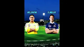 Ms dhoni vs David miller (Ipl Comparison)