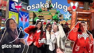 japan vlog pt.2 (osaka) 🏯: universal studios, osaka castle, purikura, kyoto, cup noodle museum