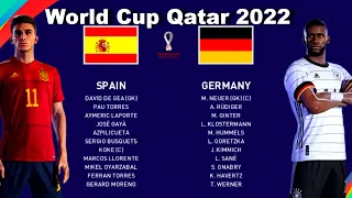 SPAIN VS GERMANY | FIFA World Cup Qatar 2022 | PC HD