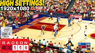 NBA 2K17 RX 550 - 1080p High,