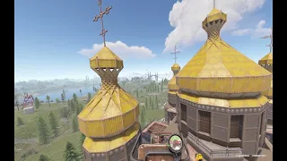 beautiful houses in the RUST game  Красивые дома в игре RUST