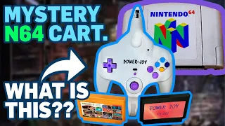 I found a Mystery N64 Cart & a Weird Power-Joy N64 Controller (WHAT IS THIS?)