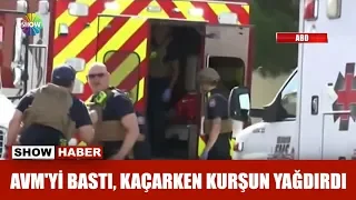 AVM'yi bastı, kaçarken kurşun yağdırdı