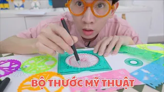 Bộ Thước Vẽ Mỹ Thuật Siêu Đỉnh Lần Đầu Tiên Anh Được Thấy