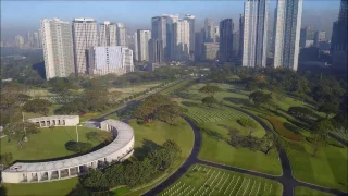 Solemn Flight over Manila American Cemetery, Honoring the War Dead [4K]