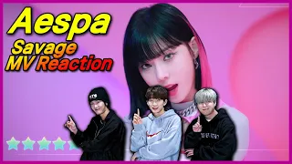 Aespa - Savage MV reaction (에스파한테 총맞았다) ENG SUB