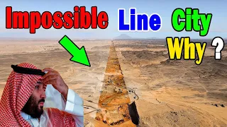 The Line City Actually Begins Construction | The line Saudi Arabia Construction Explained
