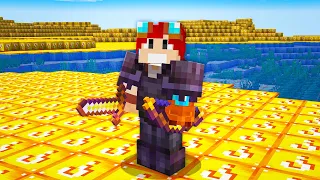 MINECRAFT MAS O MUNDO É FEITO DE LUCKY BLOCK