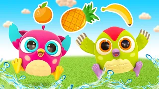 Full episodes of baby cartoons & baby videos for kids. Hop Hop the owl & learn fruits' names.