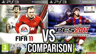FIFA 11 Vs PES 2011 PS3