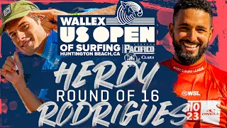 Mateus Herdy vs Michael Rodrigues | Wallex US Open of Surfing - Round of 16 Heat Replay