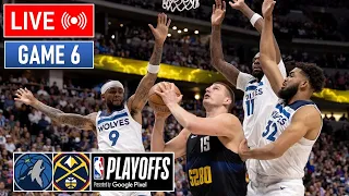 NBA LIVE! Denver Nuggets vs Minnesota Timberwolves GAME 6 | May 17, 2024 | NBA Playoffs 2024 LIVE