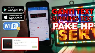 Tutorial cara mengganti Tulisan running text Dengan HP Scane 1/4 | Full color | LedP10 | Ledart Lite