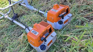 Stihl FS160 and FS 220 Brushcutter Test, Which is Best for the Site?