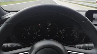 Mazda3 CD116 (2019) - consumpion on 130 km/h