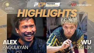 Highlight Alex Pagulayan vs Wu Kun Lin | Giải Premier League Pool 2023