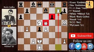 Mikhail Tal Queen Sacrifice leads an Amazing Checkmate | Tal vs Gulko 1969