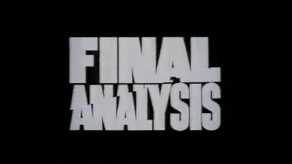 Final Analysis (1992) TV Spot